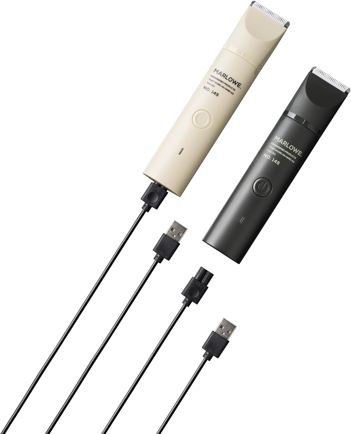 MARLOWE. No. 146 Ceramic Trimmer Replacement Blades for MARLOWE. No. 145 Body and Beard Trimmer for Men, Easily Replaceable Blades for Head to Toe Personal Body Grooming, Pack of 2