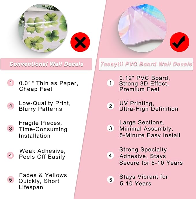 3D Stars Moon Wall Stickers for Girls Room Decor Wall Decals Peel and Stick for Girls Bedroom Large Pink Princess Pictures Kids Murals Wallpaper Art Inspirational Decor for Nursery Toddler