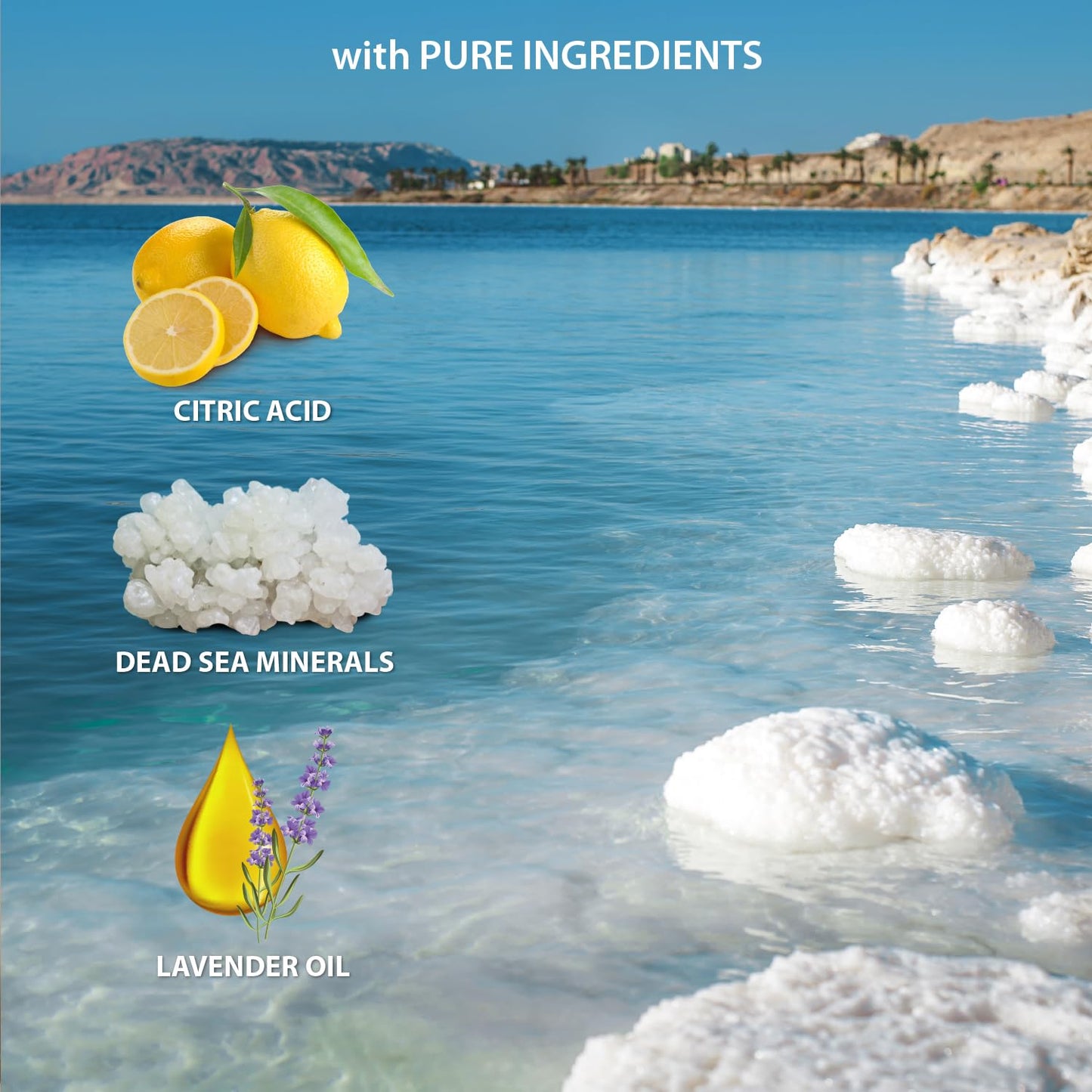 Dead Sea Collection Lavender Body Wash for Women and Men - with Pure Dead Sea Minerals and Lavender Oil - Gentle Cleanses and Moisturizes Skin (33.8 fl. oz)