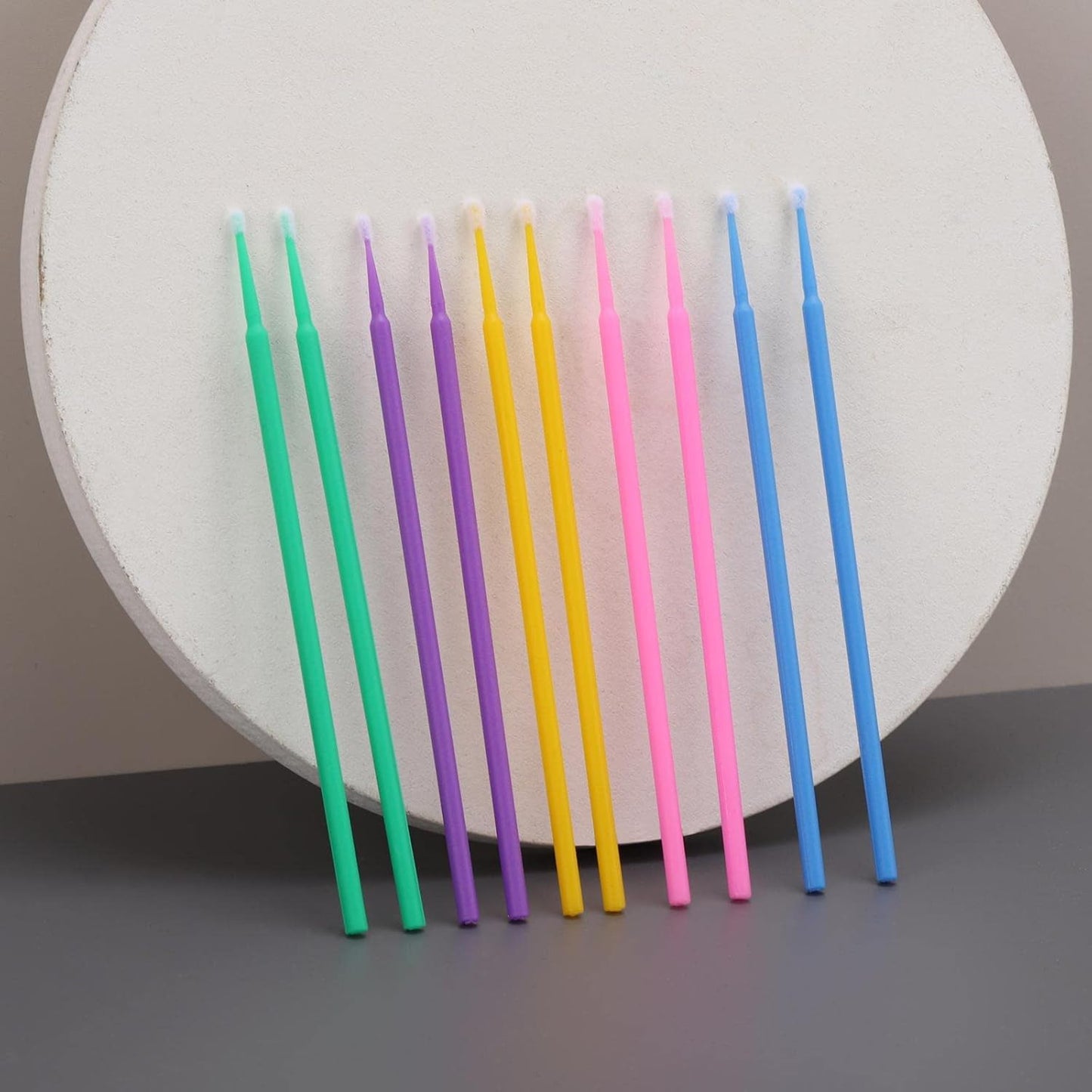 BTYMS 1000 Count Dental Applicators Microbrush Micro Swabs for Eyelash Extensions，Micro Applicators Brushes Disposable Lash Swabs Mascara Brush - 1.5mm/2mm/2.5mm