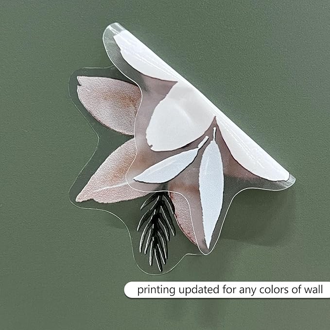 YouRfocus Daisy Wall Decals | 72 PCS Boho Flower Stickers for Girls' Rooms, Playrooms, Nurseries | Dual Layer Print for High Coverage | Removable Peel and Stick （Orange）| 12 Sheets