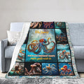 Octopus Blanket Octopus Decor Throw Blanket Super Soft Flannel Lightweight Fluffy Plush Fuzzy Fleece Ocean Blanket Gifts for Woman Girl Kids Boys for Bed Sofa Bedding 50"X60"