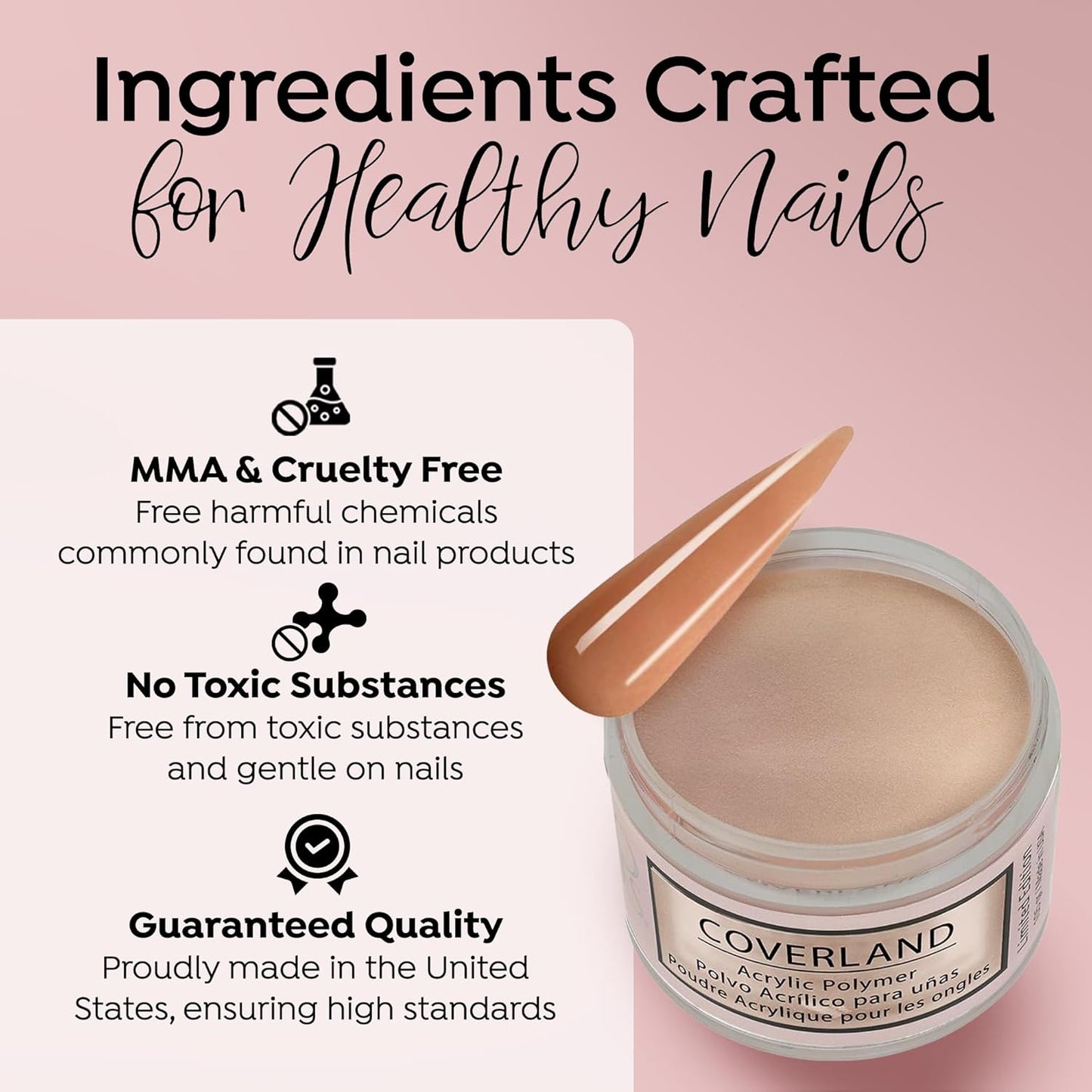 Coverland Acrylic Powder 3.5oz "Cookie Dough" - Limited Edition