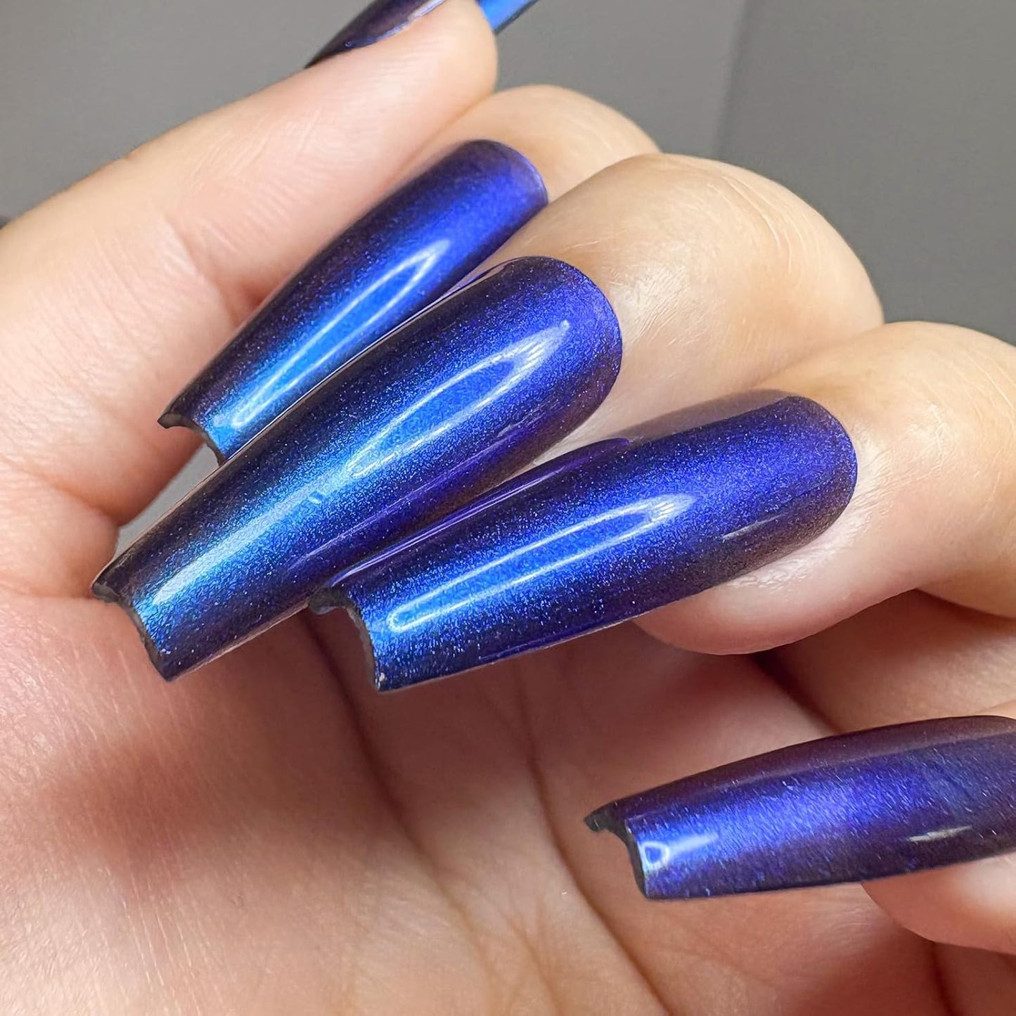 Major Dijit Quick Dry Nail Polish Pearl Blue Summer Nail Lacquer for Nail Art Cruelty-Free Regular Nail Polish 0.41 fl oz.