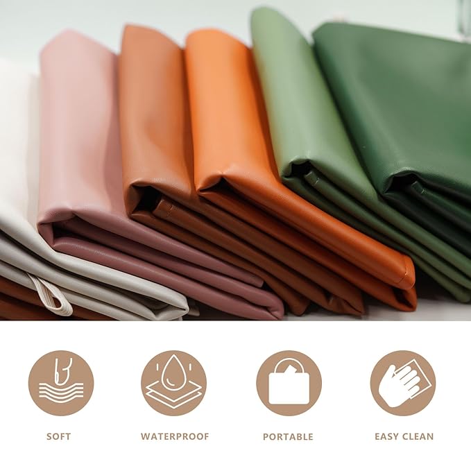 Brown Portable Diaper Changing Pad, Baby Changing Mat for Baby Travel or Home, Foldable Mat Fits Perfectly in Diaper Bag (67-04)