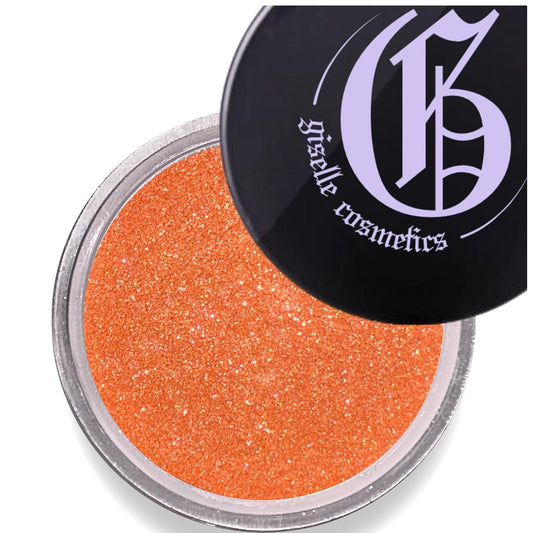 Copperhead Gummy Organic Mineral Eyeshadow Palette - Orange Glitter, Shimmer, Gold, Copper Tones with Loose Highlighter Makeup - Eye Glitter Makeup for Sparkle Eye Shadow Look