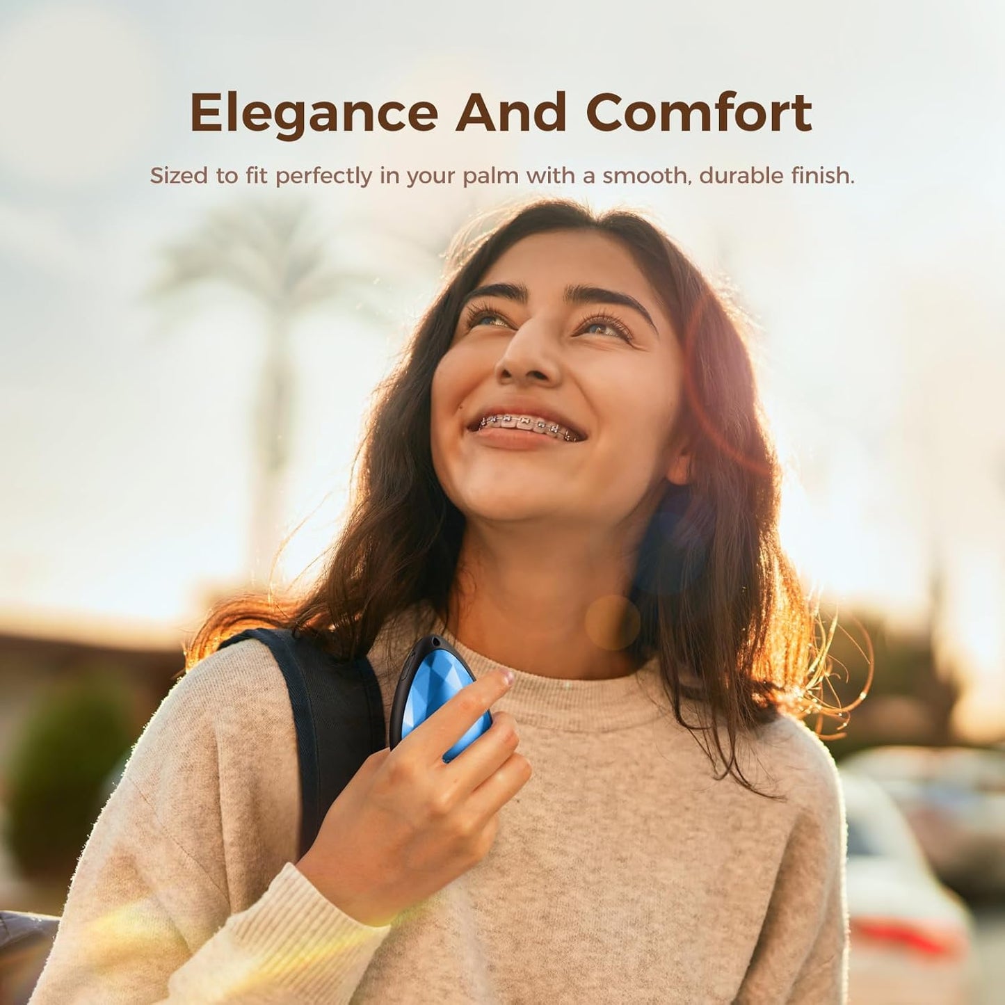 OCOOPA Women Rechargeable Hand Warmers 2 Pack, Portable, Stylish, Diamond-Shape Magnetic Electric Handwarmer, Reusable Pocket Heater, 2025 Tech Gifts for Christmas, Raynaud, Hiking, Camping, UT4 Rare