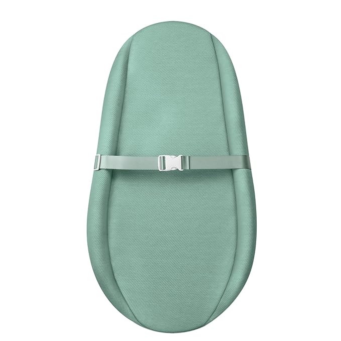 Blissful Diary Baby Changing Pad with Waterproof Lining Foam, Includes a Soft & Washable Cover, Contoured Changing Table Pads for Dresser Top with Non-Slip Bottom, 32”×16” (Green, Avocado)