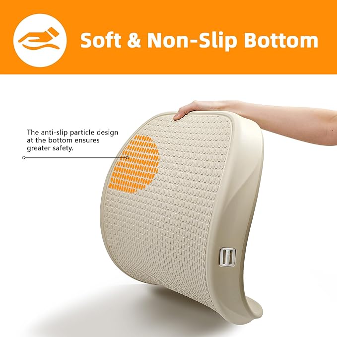 Non-Slip EVA Baby Changing Pad, Wipeable and Waterproof Diaper Changing Mat with Safety Belt, Soft Nursery Pad for Dresser or Table, Newborn to Toddler, Easy Wipe Clean Oat