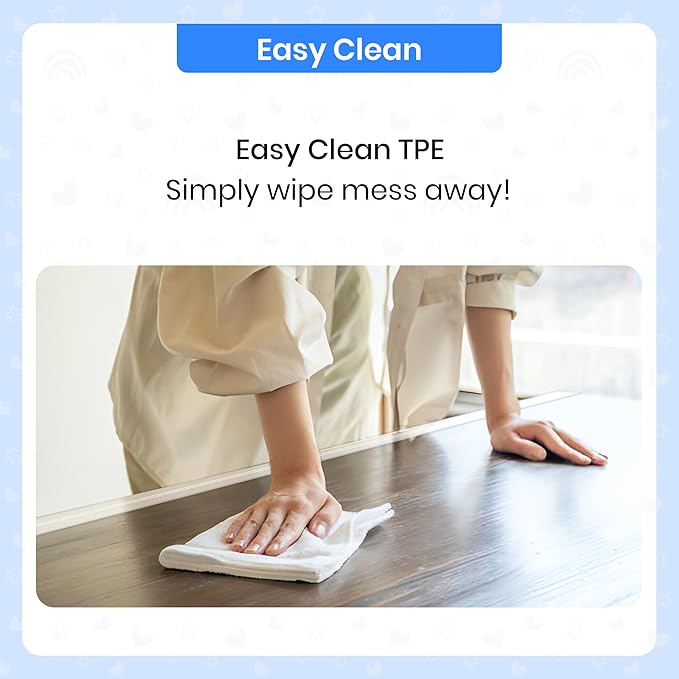 Crib Rail Covers for Teething Furniture Edge Protector for Baby - Plastic Crib Protector from Chewing - CPC Certified, CPSC Tested, LFGB Food Grade - Silicone Like TPE - Patent Pending