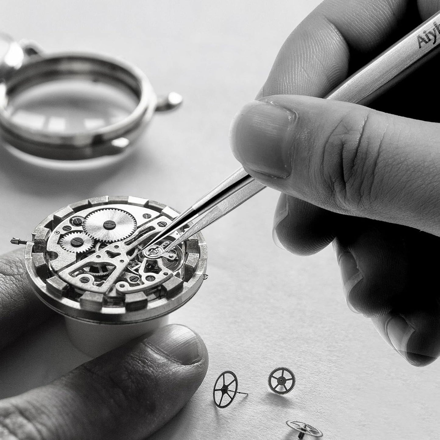 Precision Tweezer, Upgraded Professional Pointed, High-end Stainless Steel Tweezers for Craft, Electronics, Soldering, Model, Laboratory Work, Jewelry-Making