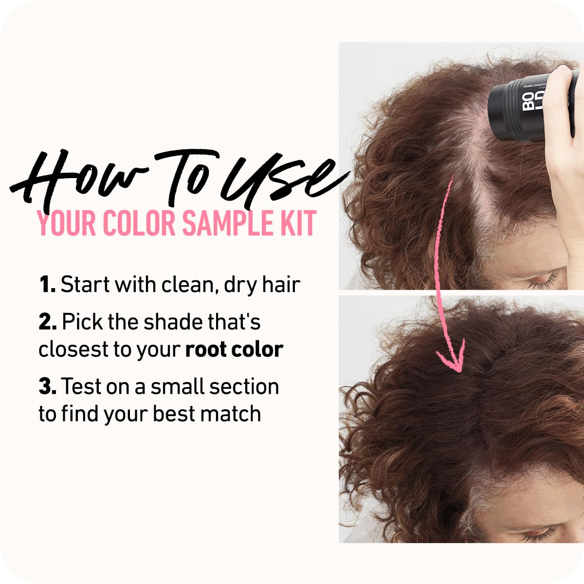 Boldify Hair Fibers Color Sample Kit - Fill In Thinning and Fine Hair for an Instantly Fuller, Thicker Look - 14 Shades for Women & Men - Blondes