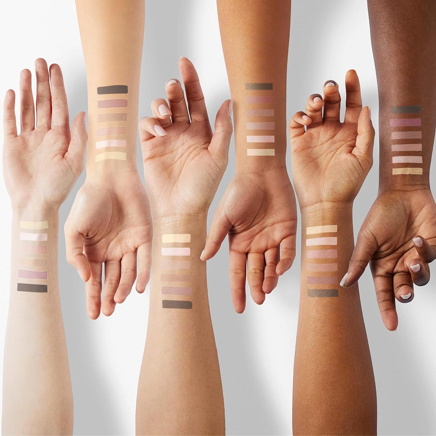 Nudes Series Mini Eyeshadow Palette, Velvety Matte Finish, 6 Nude Taupe & Brown Neutral Eye Shadows, Travel Friendly Size, Vegan, Cruelty-free,Long-lasting