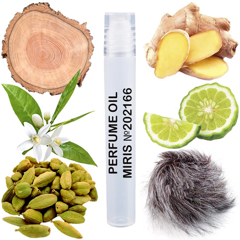 MIRIS Perfume Oil No. 202166, Inspired by Bergamote Calabria, Long-Lasting Women Roll-On, Rollerball 0.34 Fl Oz / 10 ml