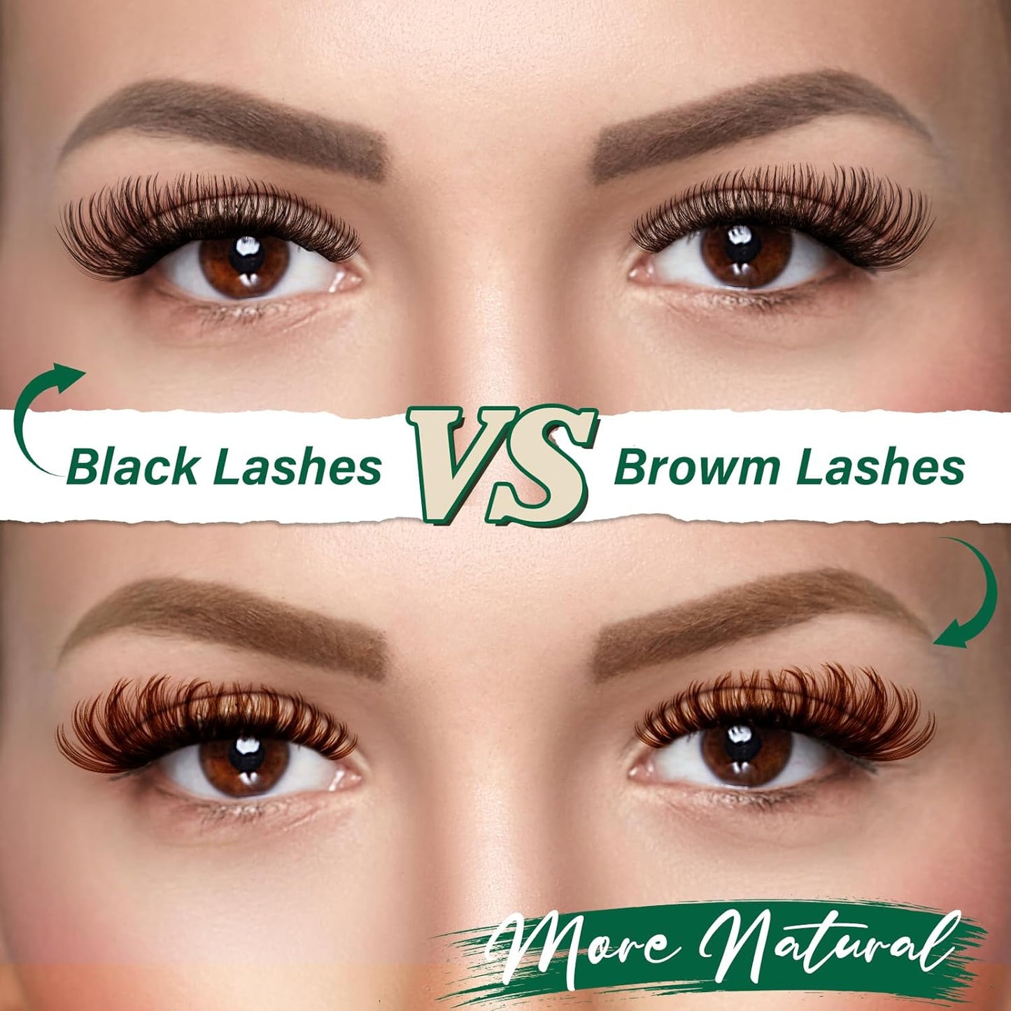 KEYYOU Brown Lash Clusters 144pcs Eyelash Clusters 8-18MIX D Curl Cluster Lashes Soft Wispy Lash Clusters Natural Look Brown DIY Lash Extension At Home(Brown02-D-8-18MIX)