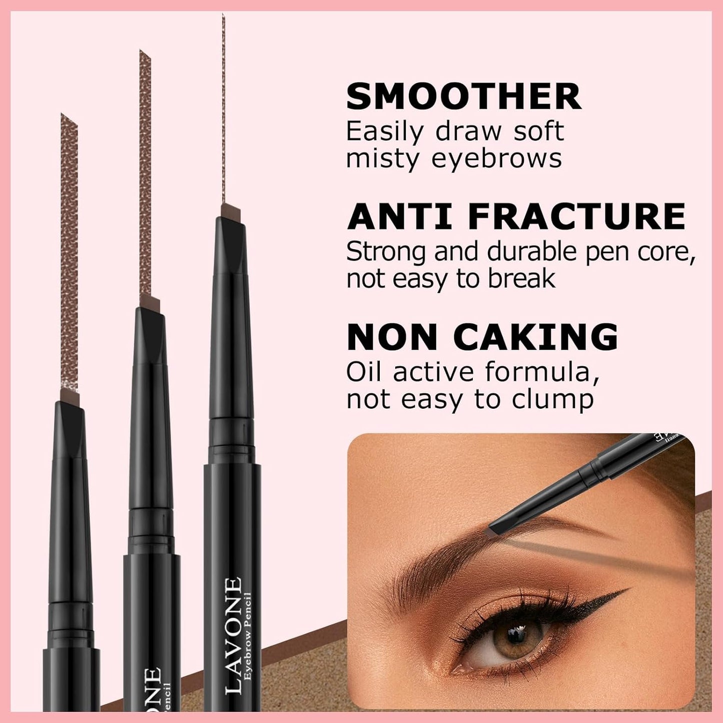 Eyebrow Color Kit with Brow Color & Eyebrow Pencil, 2-in-1 Natural Effects Eyebrow Makeup Set, Easy & Safe to Use 10ml - Blonde