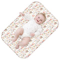 Baby Diaper Changing Pad – 31.5" x 21.5" Extra Large Waterproof Absorbent Portable Changing Mat, Reusable Changing Pad Liner for Travel or at Home Use(Floral2)