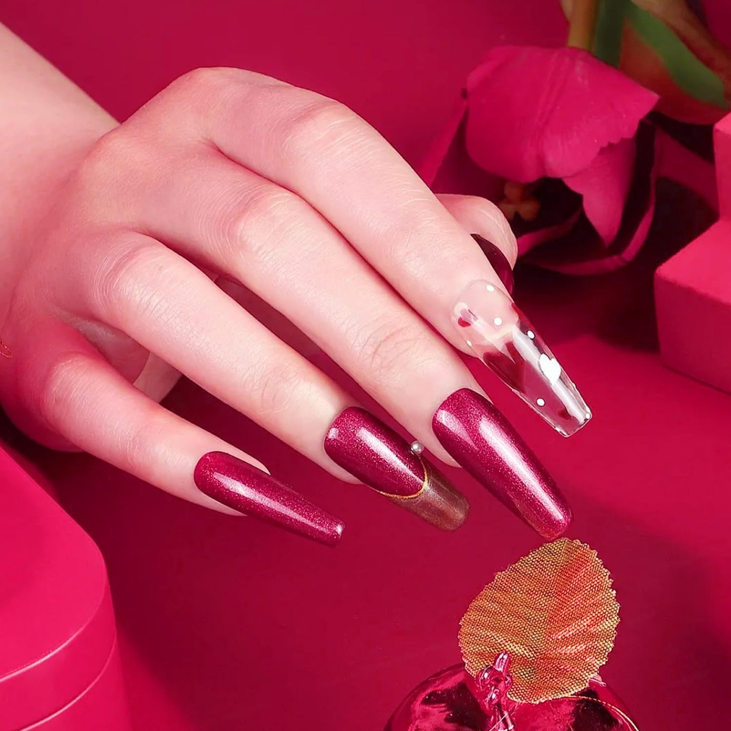 Major Dijit Quick Dry Nail Polish 12ml/0.41fl oz Bright Red Regular Nail Lacquer Fast Drying & Long Lasting Nail Polish Nail Art Effect for Nail Salon