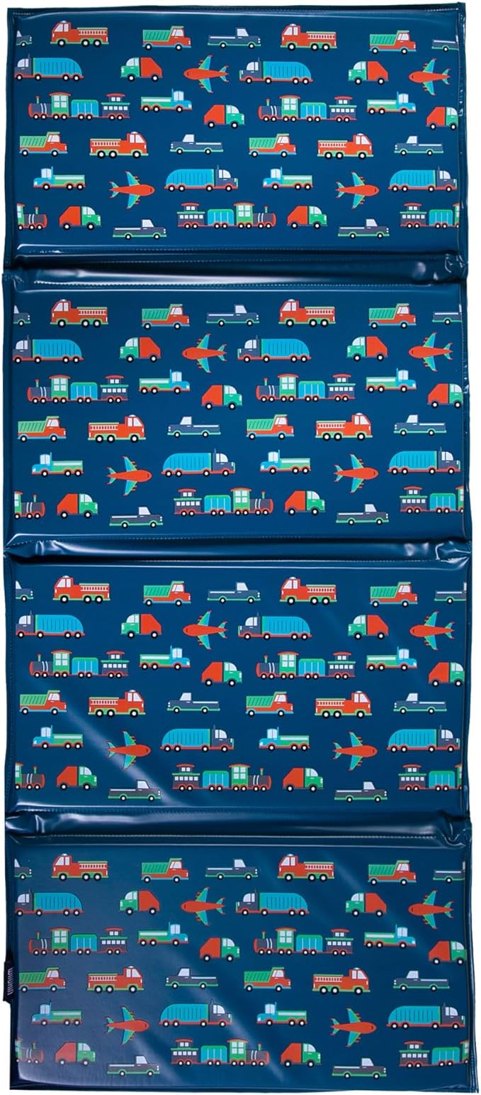 Wildkin Kids Vinyl Nap Mat – Foldable, Durable Rest Mat for Daycare & Preschool