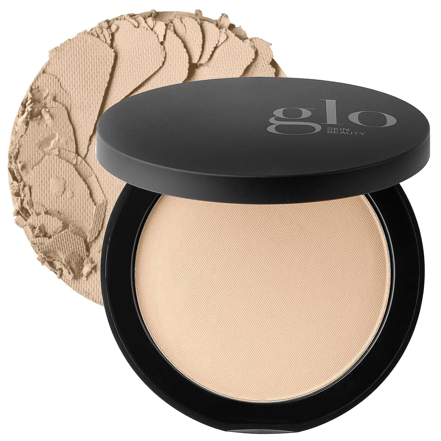 Glo Skin Beauty Pressed Base Powder Foundation Makeup (Natural Fair) - Flawless Coverage for a Radiant Natural, Second-Skin Finish