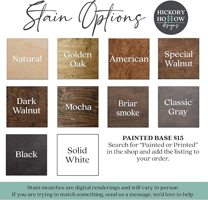 Hickory Hollow Designs Wooden Name Signs for Nursery, Baby Name Sign, Name Signs for Kids Room, Custom Plaque, Nursery Wall Art, (Quinn Gloria)