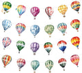 4 Packs Hot Air Balloon Theme Garland Banner Set – Watercolor Balloon Party Banner Balloons Birthday Bunting Decor for Wedding, Baby Shower,Adventure Theme Party,Travel Themed Celebrations, 24 Styles