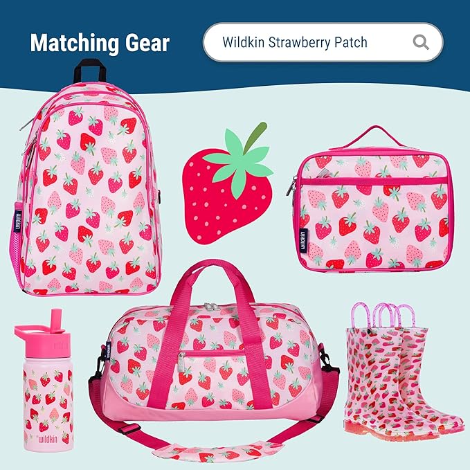 Wildkin Kids Vinyl Nap Mat – Foldable, Durable Rest Mat for Daycare & Preschool