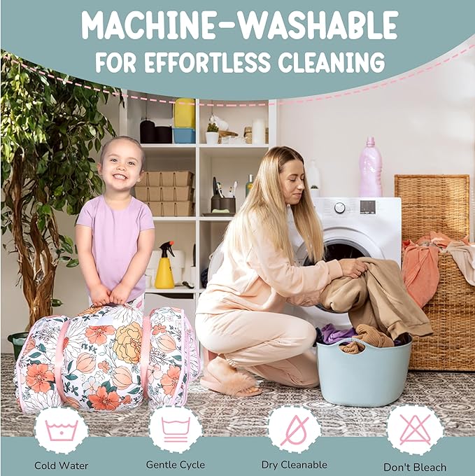 Morxy Toddler Nap Mat with Pillow & Blanket Large Portable Roll Up Nap Mats with Name Tag- Thick Kids Sleep Mat for Daycare, Preschool Travel and Camping for Age 3 and up