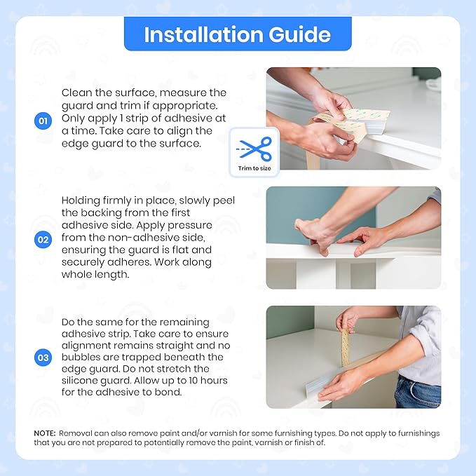 Crib Rail Covers for Teething Furniture Edge Protector for Baby - Plastic Crib Protector from Chewing - CPC Certified, CPSC Tested, LFGB Food Grade - Silicone Like TPE - Patent Pending