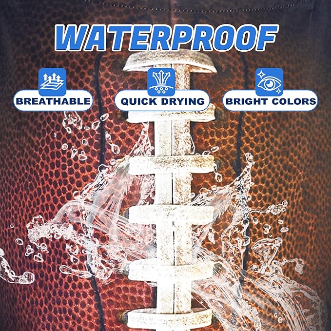 Football Laundry Basket Oxford Cloth Ball Texture Laundry Hamper With Handle Foldable Portable Clothes Storage Basket 18.9 X 16.5 Inch Storage Bag For Laundry Room/Bathroom/Bedroom/Dormitories