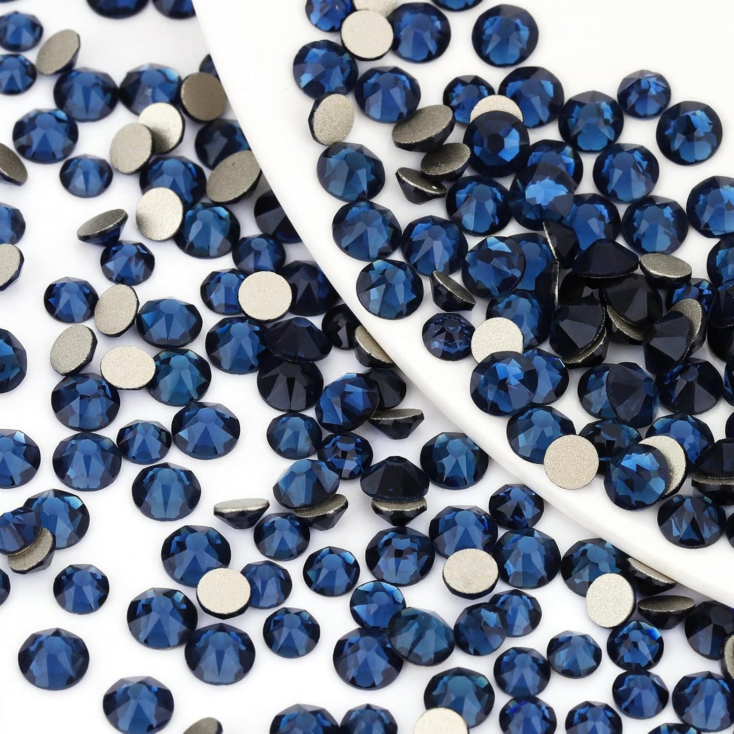 Novani Montana Rhinestones 1440pcs Flat Back Round Rhinestone Style 2088 Sparkly Crystal Gemstones for Nail Art and Crafting SS20,4.6-4.8mm