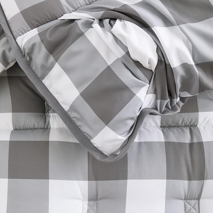 Wake In Cloud - Toddler Nap Mat with Pillow and Blanket, for Kids Boys Girls Ages 3 Plus in Kindergarten Daycare Preschool, Roll Up Sleeping Bag, Gingham Plaid Grid