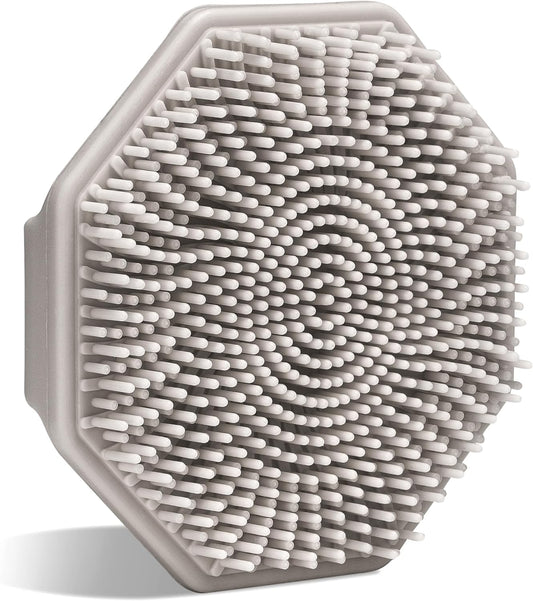 Sud Scrub® Antimicrobial Silicone Face Scrubber, 1 Pack, Gentle Face Exfoliator for Sensitive Skin, Eco Friendly Facial Cleansing Brush, Exfoliating Face Brush for Men and Women (Clay)