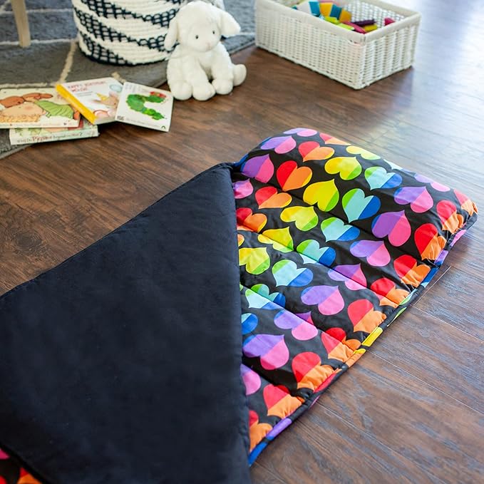 Wildkin Kids Original Nap Mat – Cozy Kids Sleep Mat with Pillow, ideal for School & Travel