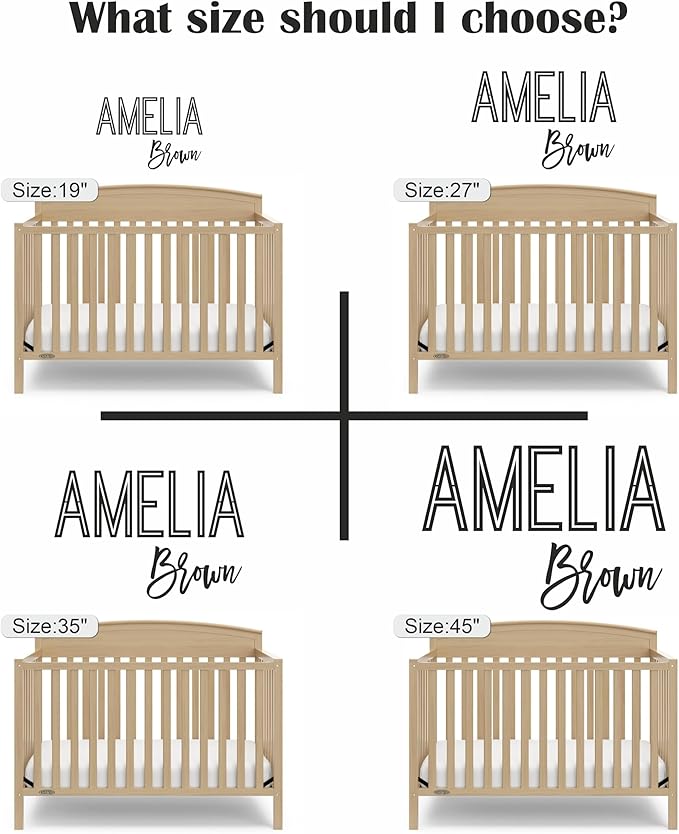 First and Middle Name Signs for Nursery Wooden Name Signs for Kids Room Personalized Name Sign