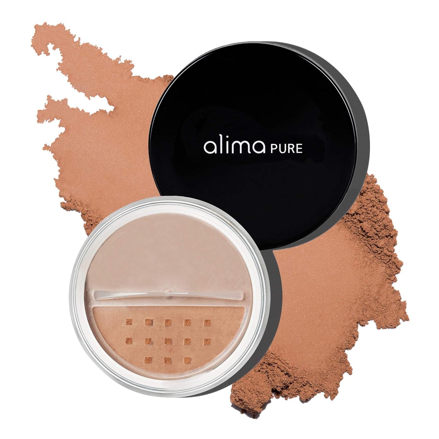 Alima Pure Matte Foundation Loose Mineral Powder Foundation Makeup, Loose Powder Makeup Oil Free Talc Free Powder, Natural Makeup Mineral Foundation Full Coverage Natural Foundation Powder .15 oz/4.5g