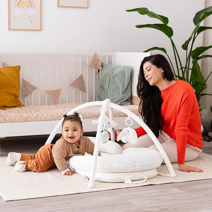 4-in-1 Baby Lounger, Tummy Time Mat, Baby Play Mat and Baby Sit Up Chair - Baby Registry Search and Baby Items, Patent Pending