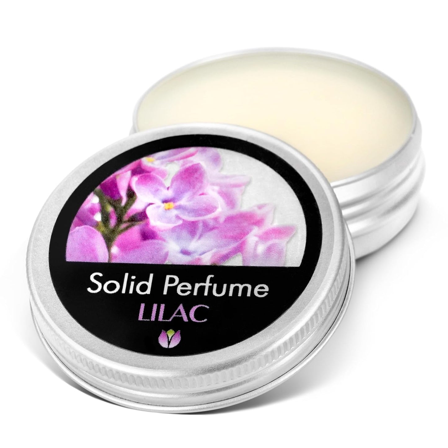 Flowerland Solid Perfume - Portable Pocket Balm Perfume Perfect for Travel Use - Natural Fragrance Parfum for Men and Women - Natural & Vegan - Lilac (30ml)