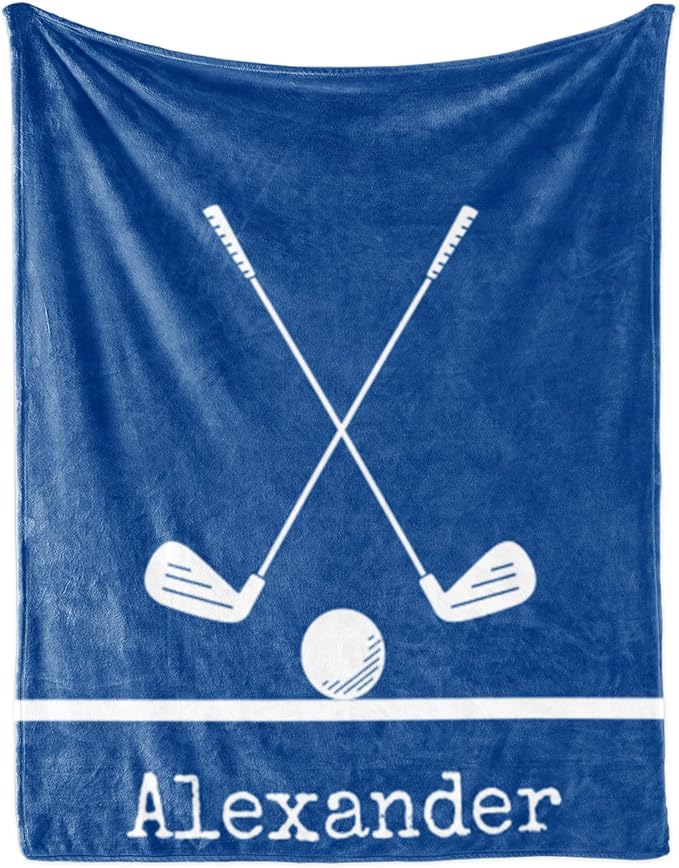 Custom Hockey Baby Nursery Blanket: Personalized Toddler Essentials for Boys and Girls - Birthday Gift for Hockeys Lovers - Soft Fluffy Warm Skin Blankets (40 * 50inch)