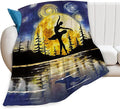 Dance Gifts for Girls & Boys - Soft, Warm Fleece & Flannel Plush Blankets for Bed, Sofa, Couch - 60"x80"