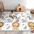 79x71 Extra Large Baby Play Mat for Floor, Foldable Foam Playmat for Babies 0-12 Months & Kids, Non-Toxic Waterproof Baby Mat for Floor, Thick Playpen Mat for Tummy Time Crawling