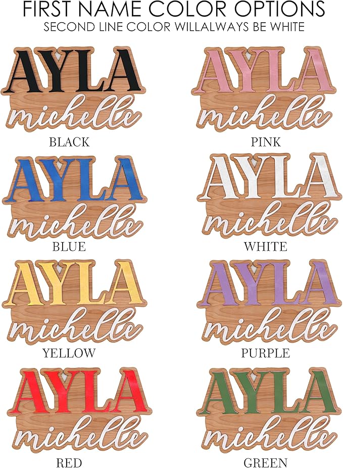 Large Wood Nursery Sign | Nursery name sign for Kids | Custom Wood Name Sign | 3D Wood Baby Name Sign (Pink)