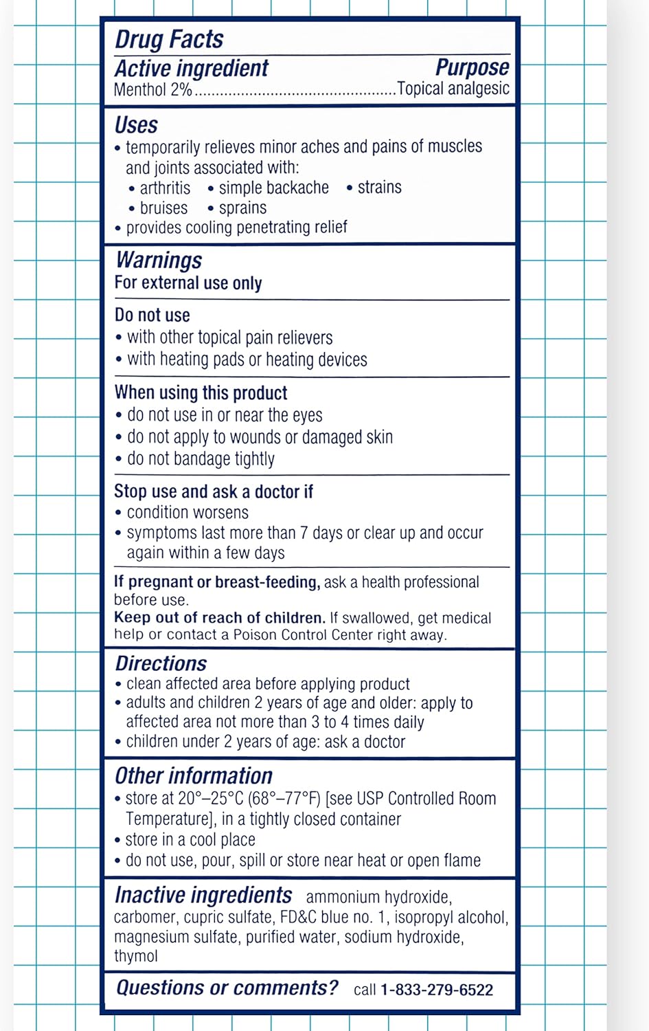 Mineral Ice Therapeutic Pain Relieving Gel, 8 Ounce
