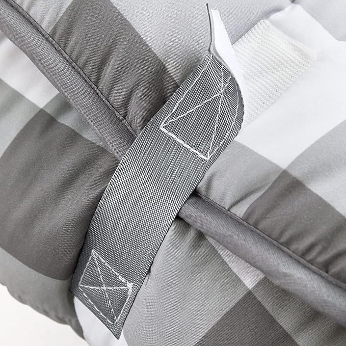 Wake In Cloud - Toddler Nap Mat with Pillow and Blanket, for Kids Boys Girls Ages 3 Plus in Kindergarten Daycare Preschool, Roll Up Sleeping Bag, Gingham Plaid Grid