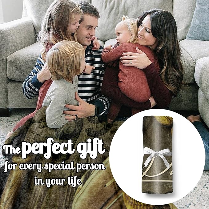 Personalized Baby Softball Bed Blanket: Custom Name and Number Sport Blankets for Toddler Boys Girls Adults Mothers Fathers Birthday Christmas Easter Gift(50x60inch)