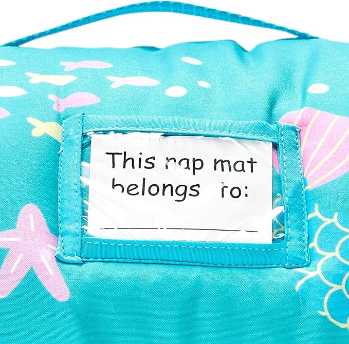 beeweed Toddler Nap Mat, Rollup Design Kid Sleeping Mat with Removable Pillow & Minky Blanket, Toddler Sleeping Bag for Daycare Preschool Travel Camping