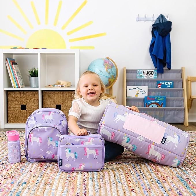 Wildkin Kids Original Nap Mat – Cozy Kids Sleep Mat with Pillow, ideal for School & Travel