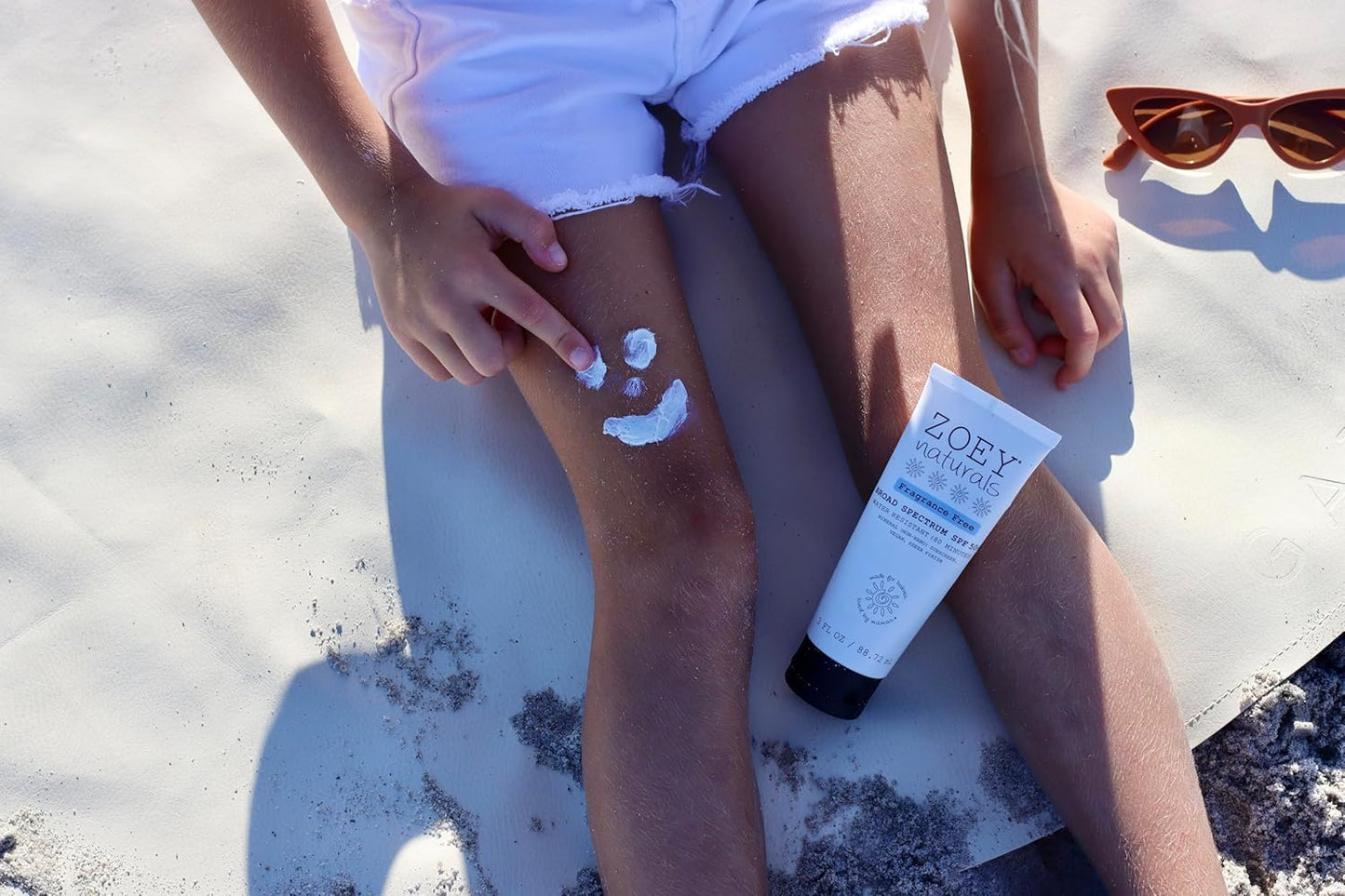 Zoey Naturals SPF 50+ Sunscreen for Babies & Children - Water-Resistant, Reef-Safe, Non-Nano Zinc Oxide, for Sensitive Skin & Kids, Made in USA