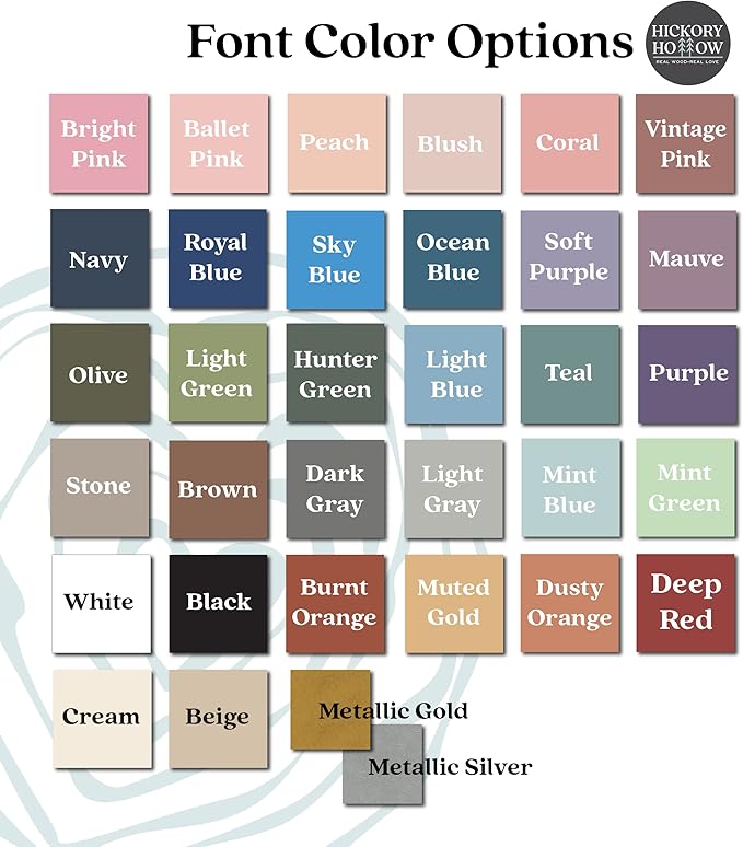 Custom Round Nursery Name Sign, Personalized Wooden Wall Plaque, 12" 18" 24", 30" 3D Wall Art for Children & Kids Rooms, Baby Shower, Hickory Hollow Designs (Brady Owen)