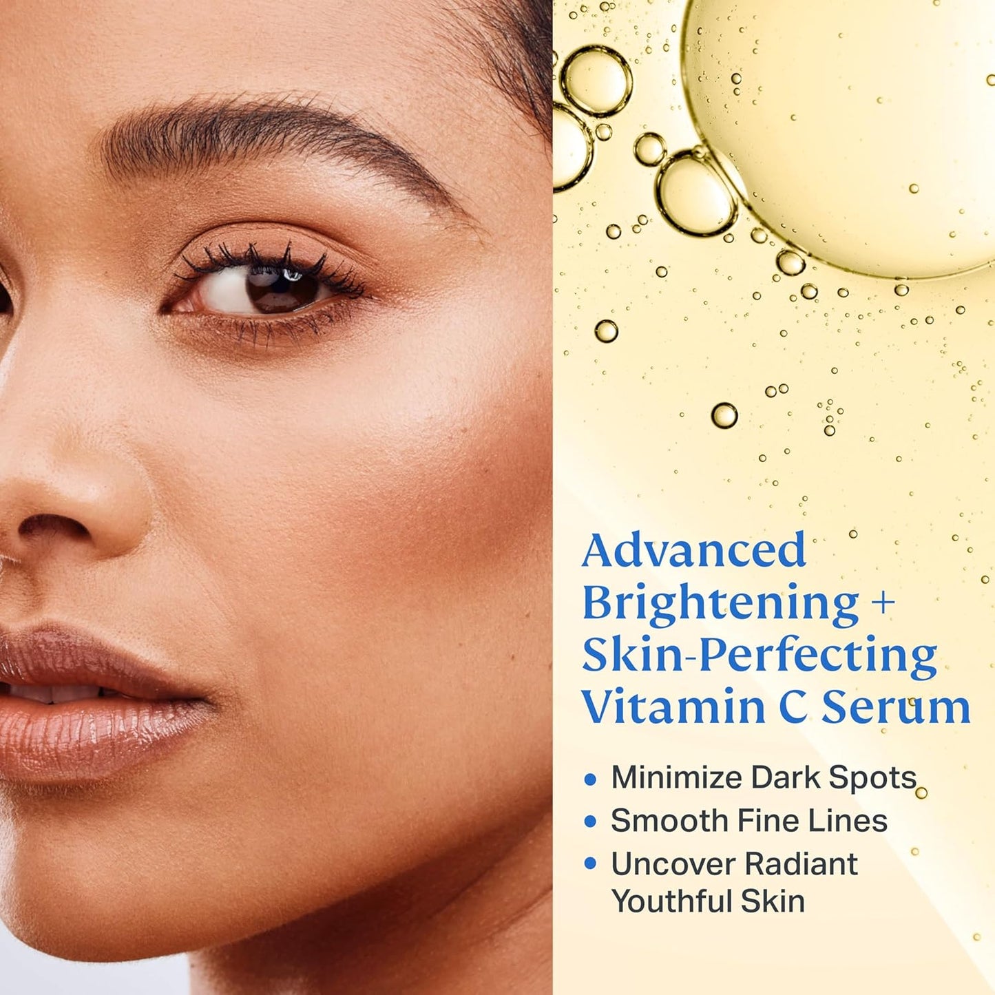 HYDRONOVA Total Rewind Sculpting Serum 1 fl oz | Line-Smoothing, Dark Spot Corrector | Vitamin C, Niacinamide, Kojic Acid, Peptides | Radiant Glow, Balanced Complexion | AM Formula